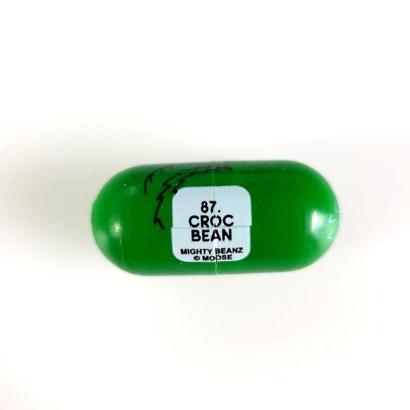 Mighty Beanz 87 Croc Bean 2003 Series 2 Moose Entertainment With Playing Card - Picture 4 of 6